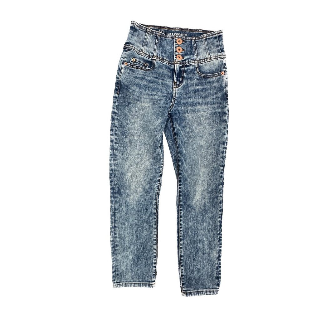 No Boundaries Ankle Skinny Women's Size 5 Mediumβ Wash Blue Denim jeans